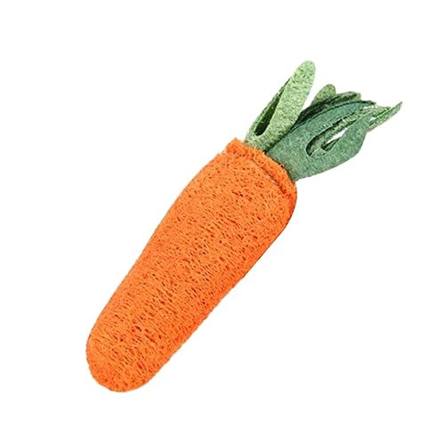 Milisten Essbares Luffa-haustierspielzeug in Karottenform für Hunde und Katzen Sicheres Beißspielzeug für Aggressive Kauer Apportierspielzeug Mundpflegewerkzeug Orange Milisten Essbares Luffa-haustierspielzeug in Karottenform für Hunde und Katzen Sicheres Beißspielzeug für Aggressive Kauer Apportierspielzeug Mundpflegewerkzeug Orange von Milisten