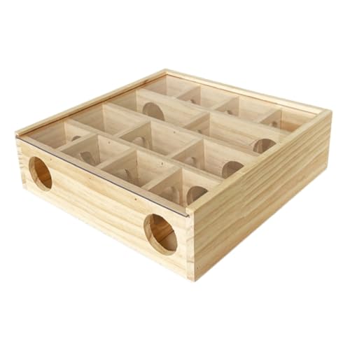 Milisten Holz Labyrinth Hamster und Kleine Haustiere Multi Design mit Hoher Umrandung zur Fördert Bewegung und Beschäftigung Geeignet für Zwerghamster und Meerschweinchen Milisten Holz Labyrinth Hamster und Kleine Haustiere Multi Design mit Hoher Umrandung zur Fördert Bewegung und Beschäftigung Geeignet für Zwerghamster und Meerschweinchen von Milisten
