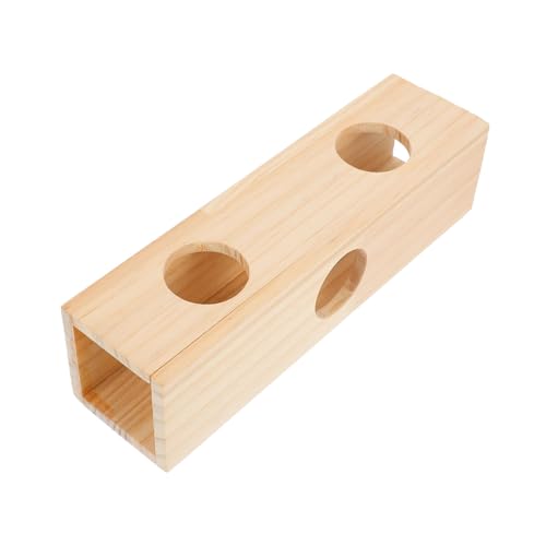 Milisten Holz Tunnelspielzeug für Hamster Kletterlabyrinth für Kleine Haustiere aus Langlebigem Naturholz Fördert Aktivität und Stressabbau für Hamster und Gerbils Kompakte Milisten Holz Tunnelspielzeug für Hamster Kletterlabyrinth für Kleine Haustiere aus Langlebigem Naturholz Fördert Aktivität und Stressabbau für Hamster und Gerbils Kompakte von Milisten