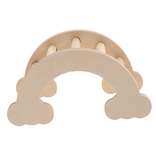Milisten Hamster Kletterleiter aus Holz für Kleintiere Langlebiges Spielzeug für Hamster Chinchillas und Ratten Sicher und für Käfige und Kreative Landschaften Milisten Hamster Kletterleiter aus Holz für Kleintiere Langlebiges Spielzeug für Hamster Chinchillas und Ratten Sicher und für Käfige und Kreative Landschaften von Milisten