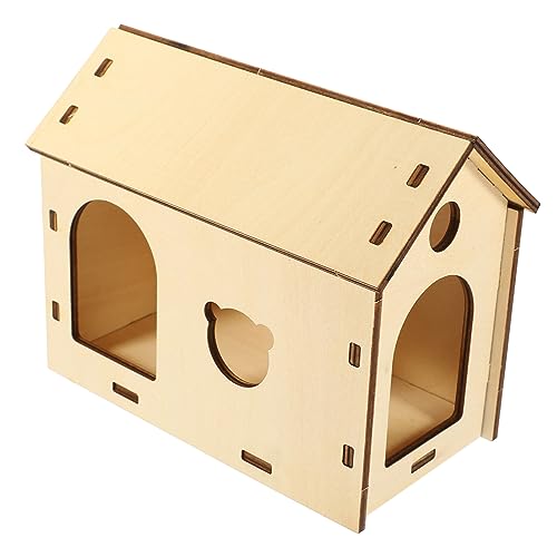 Milisten Hamster Holzversteck Nagerhaus Aus Holz Für Zwerghamster Rennmäuse Und Chinchillas Gemütlicher Rückzugsort Für Spiel Und Entspannung Ganzjährig Nutzbar Milisten Hamster Holzversteck Nagerhaus Aus Holz Für Zwerghamster Rennmäuse Und Chinchillas Gemütlicher Rückzugsort Für Spiel Und Entspannung Ganzjährig Nutzbar von Milisten