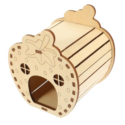 Milisten Holzhausspielzeug Haustier Hamsternest Mini Hamster-Verstecknest Hamsterversteck mit Leiter Hamsterhaus für den Haushalt Heimtierbedarf Hamsterversteck Nest hölzern Milisten Holzhausspielzeug Haustier Hamsternest Mini Hamster-Verstecknest Hamsterversteck mit Leiter Hamsterhaus für den Haushalt Heimtierbedarf Hamsterversteck Nest hölzern von Milisten