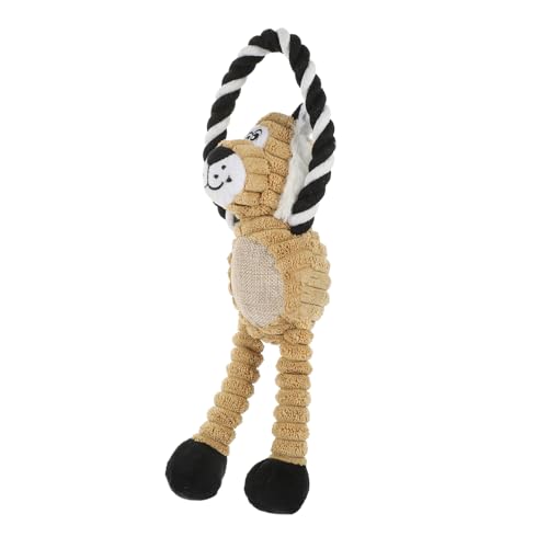 Milisten Hund Plüschtier Interactive Dog Toys hundekuscheltier hundspielzeug Dog chew Toy Zahnen zur Bereicherung von Hunden Plüschkauspielzeug Outdoor-Trainingsspielzeug Stoff von Milisten
