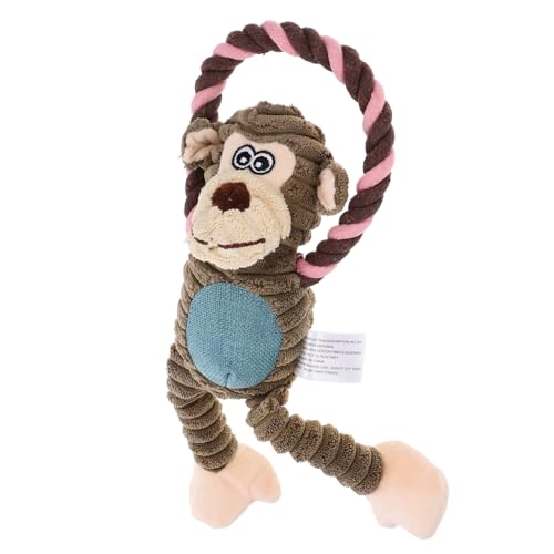 Milisten Pet Dog Chew Toy Lustiges Plüschspielzeug Affenform Für Zahnreinigung Und Stressbewältigung Für Kleine Hunde Und Katzen Milisten Pet Dog Chew Toy Lustiges Plüschspielzeug Affenform Für Zahnreinigung Und Stressbewältigung Für Kleine Hunde Und Katzen von Milisten