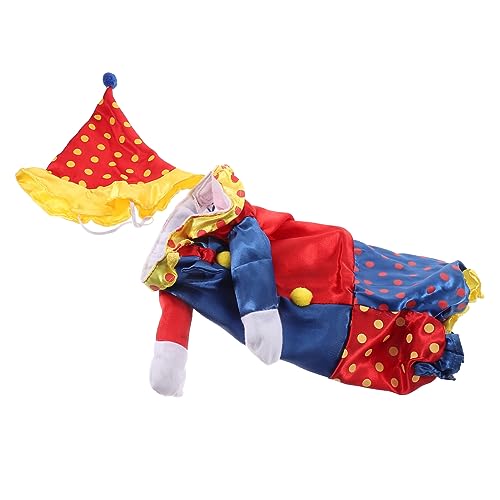 Milisten Halloween Haustier Party Tragen Hund Hoodies Clown Stil Größe XL Bequeme Hundekleidung Milisten Halloween Haustier Party Tragen Hund Hoodies Clown Stil Größe XL Bequeme Hundekleidung von Milisten