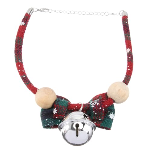 Milisten Hundehalsband mit Weihnachtsfliege Verstellbares und Pet Collar mit Glöckchen für Hunde und Katzen für Festliche Anlässe und Stilvolle Auftritte von Milisten