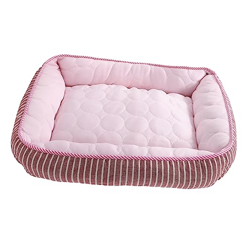 Milisten Kühlmatte Für Haustiere Selbstkühlend Geeignet Für Hunde Und Katzen Sommermatte Leicht Und Tragbar Schlafunterlage Für Welpen Und Kätzchen Ideal Im Bett Käfig Oder Auto von Milisten