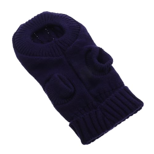 Milisten Hundepullover warmes Outfit für Hunde Warmer Pullover für kleine Hunde Winterhundkleidung Hundekleidung Hund gestrickter Pullover Herz Hundemäntel Hundeweste Hundebekleidung Garn von Milisten