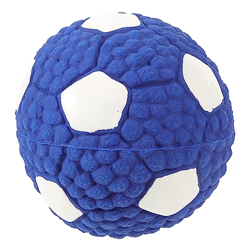 Milisten Hundespielzeugball Hundebälle Hund Zahnen Quietschendes Hundespielzeug Interactive Dog Toys Dog chew Toy Hundespielzeug kleine Hunde Hundespielzeug für kleine Hunde Gummi Blue von Milisten