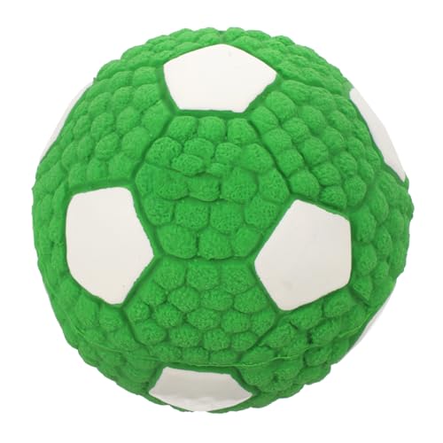 Milisten Hundespielzeug Quietsch-fußball für Hunde Welpen Zahnen Kauspielzeug für Hunde Aus Gummi 9 5 cm Material Milisten Hundespielzeug Quietsch-fußball für Hunde Welpen Zahnen Kauspielzeug für Hunde Aus Gummi 9 5 cm Material von Milisten