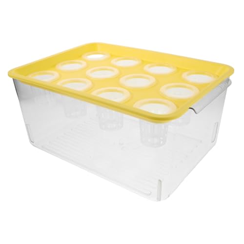Milisten Hydroponisches Mini Aquarium mit Sicherheitsdeckel Kleiner Indoor Garten für Goldfische und Pflanzen Platzsparender Tischpflanzer für Betta Fische und Aquaponik System von Milisten