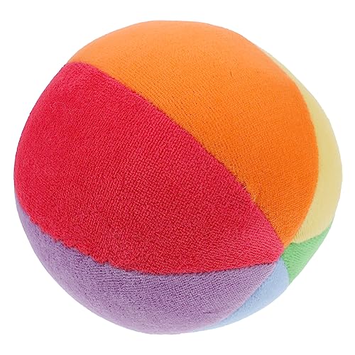 Milisten Kuschelweicher Hundeball Aus Plüsch Kauspielzeug Für Kleine Hunde Interaktives Quietschspielzeug Zur Stressbewältigung Intelligenz Für Training Und Spielzeit von Milisten