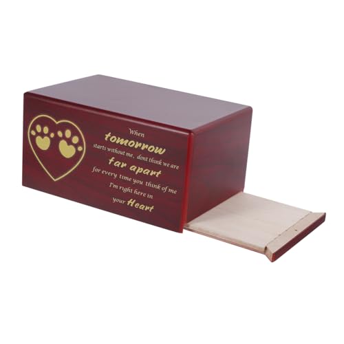 Milisten Haustier Asche Andenken Box Memorial Holz Haustier Urne Hund Urne Haustier Memorial Box Haustier Erinnerung Milisten Haustier Asche Andenken Box Memorial Holz Haustier Urne Hund Urne Haustier Memorial Box Haustier Erinnerung von Milisten
