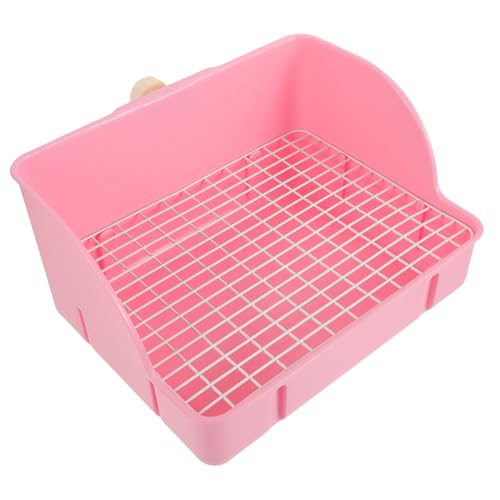 Milisten Kasten Haustiertoilette Hase Häschen Töpfchen Tablett Welpe Heu Hamster klo kaninchentoilette Katzentrainingstoilette Haustiertöpfchen aus Kunststoff Plastik Rosa Milisten Kasten Haustiertoilette Hase Häschen Töpfchen Tablett Welpe Heu Hamster klo kaninchentoilette Katzentrainingstoilette Haustiertöpfchen aus Kunststoff Plastik Rosa von Milisten