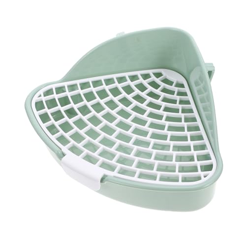 Milisten Fixpunkttoilette Für Kleintiere – Und Meerschweinchentöpfchen – Stabile Toilettenbox Aus Kunststoff – Einfach Zu Installierendes Schlossdesign von Milisten