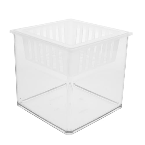 Milisten Kasten Zierfischbecken Aquarienpflanzen Transparentes Fischbecken Kleines Fischbecken Dekoratives Fischglas wasserpflanzen Aquarientöpfe Fischschalen aus Kunststoff das Haustier Milisten Kasten Zierfischbecken Aquarienpflanzen Transparentes Fischbecken Kleines Fischbecken Dekoratives Fischglas wasserpflanzen Aquarientöpfe Fischschalen aus Kunststoff das Haustier von Milisten