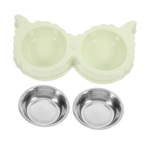 Milisten Doppelte Futterstation Für Haustiere Edelstahlnapf Für Hunde Und Katzen Nicht- Hundefutter- Und Wassernapf-Set Abs-Material Für Katzen Und Hunde Milisten Doppelte Futterstation Für Haustiere Edelstahlnapf Für Hunde Und Katzen Nicht- Hundefutter- Und Wassernapf-Set Abs-Material Für Katzen Und Hunde von Milisten