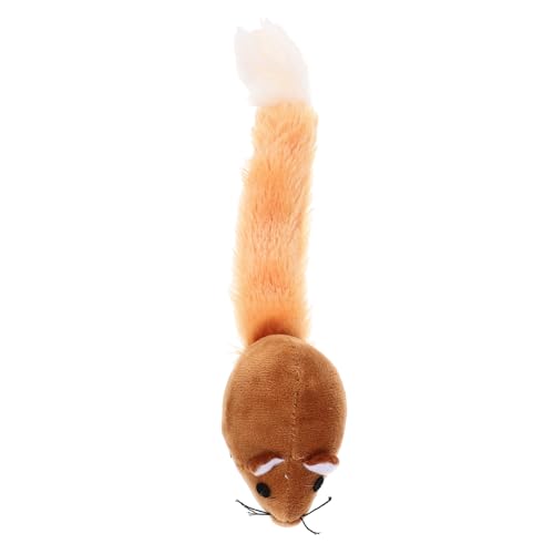 Milisten Katzenminze für Katzen Plüsch Mäuseform Kitten Toy Kauen und Zahnpflege Leichtes Indoor Katzenspielzeug zur Bewegung und Beschäftigung Braun Milisten Katzenminze für Katzen Plüsch Mäuseform Kitten Toy Kauen und Zahnpflege Leichtes Indoor Katzenspielzeug zur Bewegung und Beschäftigung Braun von Milisten