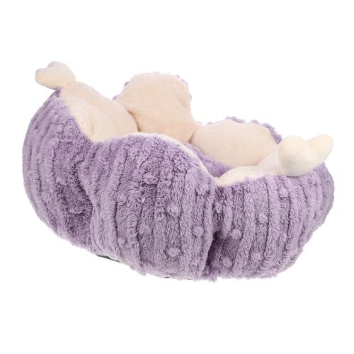 Milisten Katzennest pet Bed Dog beds hundebeet katzenbett Haustierbett mit PV-Velvet hundbett Hundebett Kissenbett für Katzen Welpenbett selbstwärmendes Bett für Katze Kätzchenbett Violett Milisten Katzennest pet Bed Dog beds hundebeet katzenbett Haustierbett mit PV-Velvet hundbett Hundebett Kissenbett für Katzen Welpenbett selbstwärmendes Bett für Katze Kätzchenbett Violett von Milisten