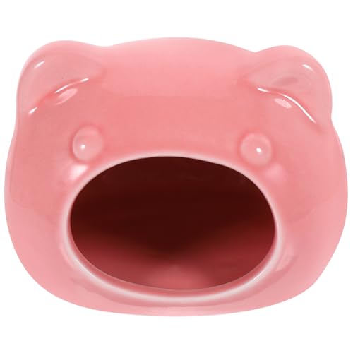 Milisten Keramik Haus Für Hamster Kühlendes Versteck Robustes Design Für Kleintiere Sichere Rückzugsmöglichkeit Glatter Innenbereich Zum Schlafen Und Spielen von Milisten