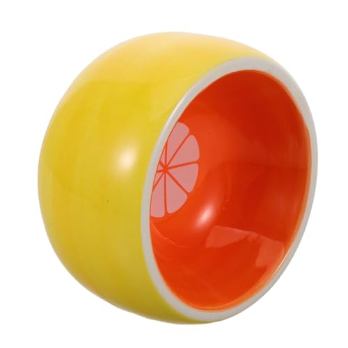 Milisten Keramischer Futter und Wassernapf im Orangefarbenen Design für Hamster Meerschweinchen Chinchillas und Andere Kleintiere Milisten Keramischer Futter und Wassernapf im Orangefarbenen Design für Hamster Meerschweinchen Chinchillas und Andere Kleintiere von Milisten