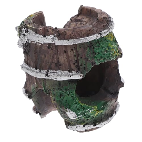 Milisten Aquarium- Garnelenhöhle Fischtank-Dekoration Kleintierhöhle Reptilienversteck Spinnenversteck Fischtank-versorgung Vereinfachte Zucht Abs-Material Belüftetes Design von Milisten