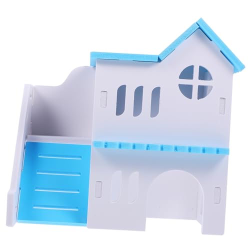 Milisten Kleines Hamsterhaus aus Robustem PVC Langlebiges Hamsterversteck und Spielhaus Sicherer Rückzugsort für Hamster Meerschweinchen und Chinchillas Nagetierzubehör für Lebhafte von Milisten