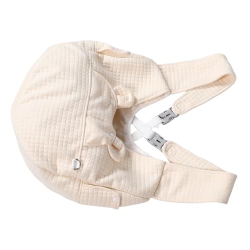 Milisten Kleintier Tragerucksack für Katzen Ergonomische Tragetasche mit Atmungsaktivem und Fenster für Reisen und Ausflüge Beige von Milisten