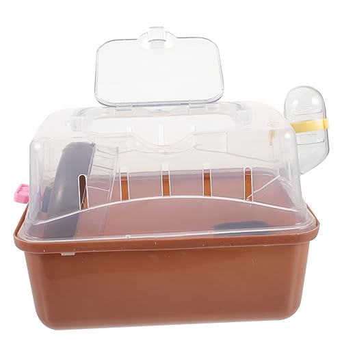 Milisten Kleintier Tragetasche aus Tragbarer Hamsterkäfig für Outdoor Aktivitäten für Reisen mit Hamstern Mäusen Frettchen und Anderen Kleinen Haustieren von Milisten
