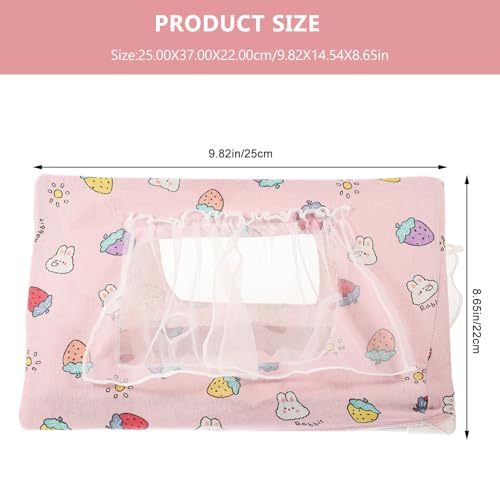 Milisten Kleintier Zelt für Kleine Kaninchen und Hamster Beißfestes Multifunktionales Versteck mit Dach Sicherer Rückzugsort und Spielplatz Geeignet für Hasen und Kleine Nagetiere Rosa Milisten Kleintier Zelt für Kleine Kaninchen und Hamster Beißfestes Multifunktionales Versteck mit Dach Sicherer Rückzugsort und Spielplatz Geeignet für Hasen und Kleine Nagetiere Rosa von Milisten