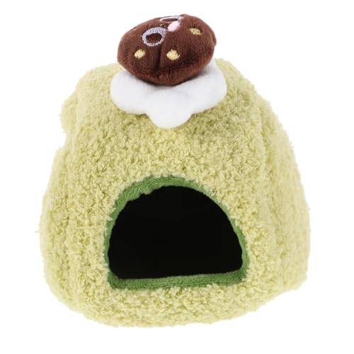 Milisten Kleintierbett Gemütliches Hamster Winternest Mit Schweizer Rollen Design Versteckhaus Warmer Baumwollunterstand Multifunktionales Spiel Und Schlafhaus von Milisten