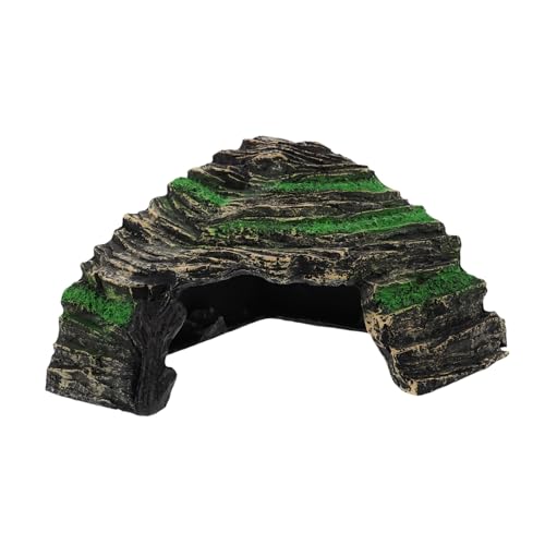Milisten Künstliche Gecko-Aquarium-zubehör Reptilienhöhle Für Bartagame Schildkrötenversteck Mit Kletterplattform Versteck Höhle Für Reptilien Terrarium-Tank-dekor Milisten Künstliche Gecko-Aquarium-zubehör Reptilienhöhle Für Bartagame Schildkrötenversteck Mit Kletterplattform Versteck Höhle Für Reptilien Terrarium-Tank-dekor von Milisten