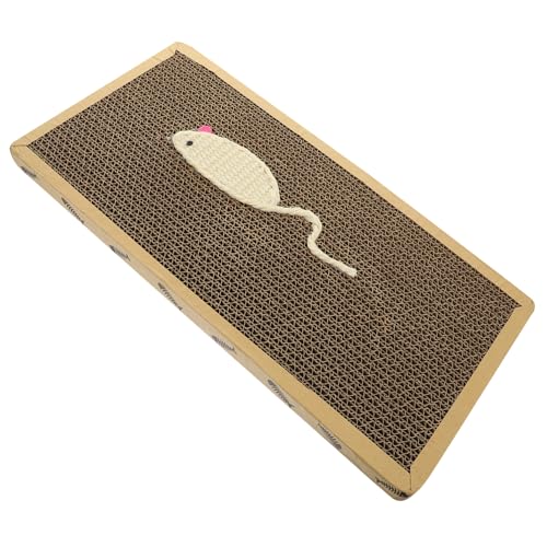 Milisten Kratzbrett für Katzen Verschleißfestes Langlebiges Katzenspielzeug aus Wellpappe Indoor Kratzbrett zur Krallenpflege Geeignet für Kätzchen Schützt Möbel vor Kratzschäden Milisten Kratzbrett für Katzen Verschleißfestes Langlebiges Katzenspielzeug aus Wellpappe Indoor Kratzbrett zur Krallenpflege Geeignet für Kätzchen Schützt Möbel vor Kratzschäden von Milisten