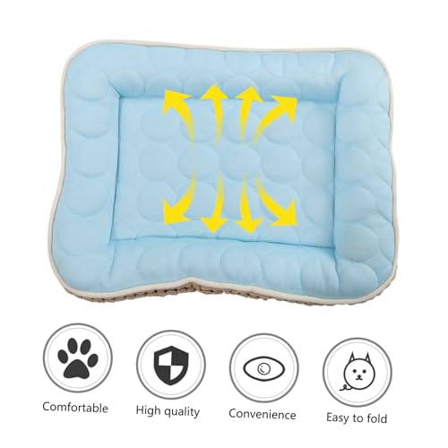 Milisten Kühlendes Hundebett Atmungsaktive Sommer pet Cushion aus Langlebiger und Kratzfest für Welpen und Hunde Verbessert Schlafkomfort bei Hitze und von Milisten