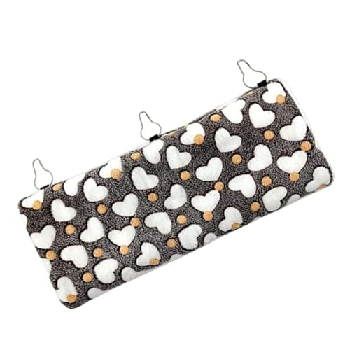 Milisten Kuscheliges Baumwoll hängemattenbett für Kleintiere Komfortables Schlaf Ruhebett Sicher Befestigbar für Hamster Meerschweinchen und Eichhörnchen Warmes Nest für Kleinen Milisten Kuscheliges Baumwoll hängemattenbett für Kleintiere Komfortables Schlaf Ruhebett Sicher Befestigbar für Hamster Meerschweinchen und Eichhörnchen Warmes Nest für Kleinen von Milisten