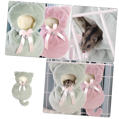 Milisten Kuscheliges Hamsterbett Hängematte aus Weichem Warmes Nagerbett für Hamsterkäfig Haustier Nest mit Robustem Material und Einfachem Waschkomfort Milisten Kuscheliges Hamsterbett Hängematte aus Weichem Warmes Nagerbett für Hamsterkäfig Haustier Nest mit Robustem Material und Einfachem Waschkomfort von Milisten