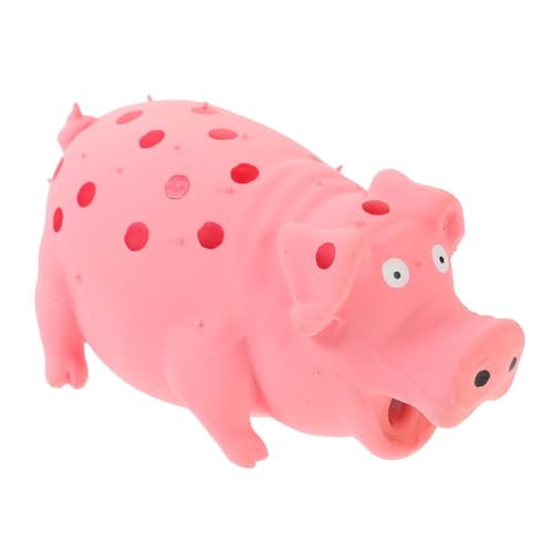 Milisten Latex Schwein Quietschspielzeug für Kleine Hunde Langlebiges Beißfestes Welpen Kauspielzeug Stimuliert Kauinstinkt Interaktives Haustierspielzeug für Drinnen und Draußen Rosa Milisten Latex Schwein Quietschspielzeug für Kleine Hunde Langlebiges Beißfestes Welpen Kauspielzeug Stimuliert Kauinstinkt Interaktives Haustierspielzeug für Drinnen und Draußen Rosa von Milisten
