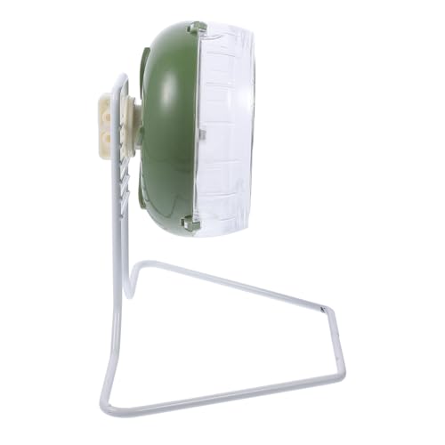 Milisten Leises Hamsterrad Mit Höhenverstellbarem Stand Spielzeug Für Kleintiere Für Hamster Zwerghamster Gerbils Stabiles Design Für Sicheren Lauf Weihnachtsgrün von Milisten