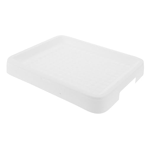 Milisten Kleine Haustier-Toilette Für Kaninchen Und Meerschweinchen Kompakte Katzentoilette Mit Filterbasis Für Wohnung Garten Und Park Für Saubere Und Geruchsfreie Umgebung von Milisten