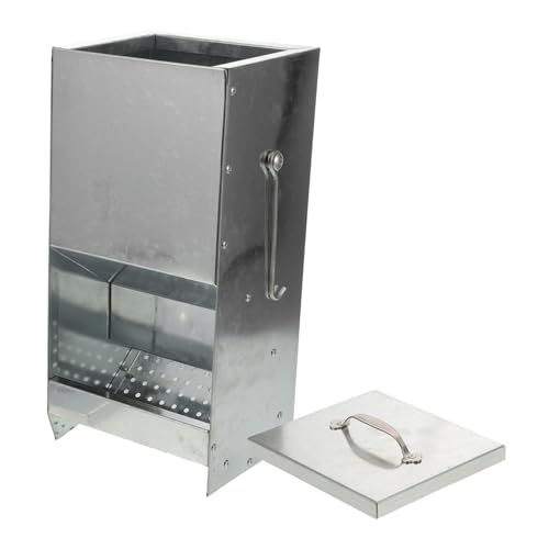 Milisten Metall-futtertrog mit Deckel und Haken Robuster Kaninchen-heufutterspender für Kleintierkäfige Platzsparender Futterautomat aus Langlebigem Metall für Hasen Frettchen und Andere Milisten Metall-futtertrog mit Deckel und Haken Robuster Kaninchen-heufutterspender für Kleintierkäfige Platzsparender Futterautomat aus Langlebigem Metall für Hasen Frettchen und Andere von Milisten