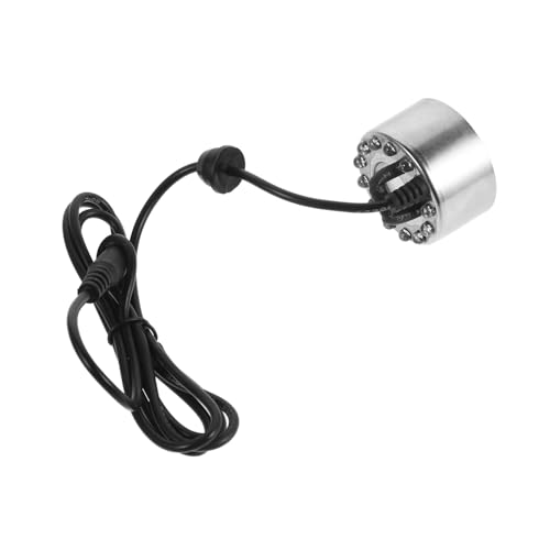 Milisten Nebelmaschine Für Halloween USB Nebelmaschine Mit LED Lichtern Und Spritzschutz Für Aquarien Zierbrunnen Und Gartenlandschaften Silber Lichter Vielseitig von Milisten