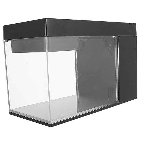 Milisten Ökologisches Aquarium Miniatur Fischbecken Mit Sieb Fisch-led Tank Deckel Künstlich Automatisch Panzer Aquarium Mit Standschrank Aquarium Fischbecken Qualle Ornamente Acryl Black Milisten Ökologisches Aquarium Miniatur Fischbecken Mit Sieb Fisch-led Tank Deckel Künstlich Automatisch Panzer Aquarium Mit Standschrank Aquarium Fischbecken Qualle Ornamente Acryl Black von Milisten