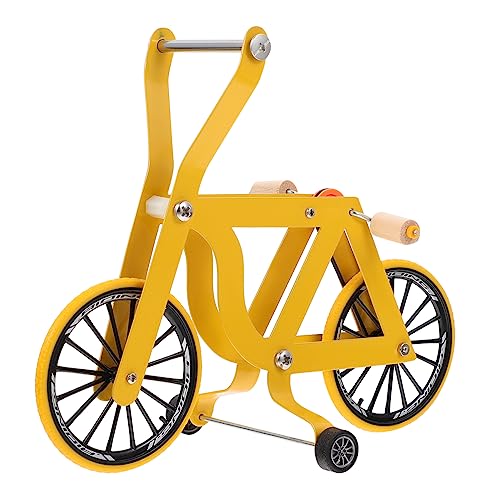Milisten Papagei Fahrradspielzeug für Vögel Trainingsspielzeug mit Einfachem Design Interaktives Puzzle für Wellensittiche und Nymphensittiche aus Sicherem und Langlebigem Material für von Milisten