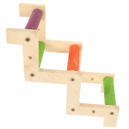 Milisten Wooden Bird z Kletterleiter Für Papageien Und Hamster Sicheres Naturholz Spielzeug Für Vögel Und Nager Und Trainieren Im Käfig Milisten Wooden Bird z Kletterleiter Für Papageien Und Hamster Sicheres Naturholz Spielzeug Für Vögel Und Nager Und Trainieren Im Käfig von Milisten