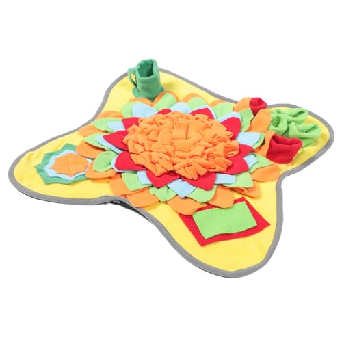 Milisten Pet Sniffing Pad Schnüffeldecke Tier Hund Auf Nahrungssuche Schnüffelmatte Für Katzen Denkspiele Für Hunde Futterdecke Für Hunde Schnüffelkissen Für Hunde Flanell Yellow Milisten Pet Sniffing Pad Schnüffeldecke Tier Hund Auf Nahrungssuche Schnüffelmatte Für Katzen Denkspiele Für Hunde Futterdecke Für Hunde Schnüffelkissen Für Hunde Flanell Yellow von Milisten