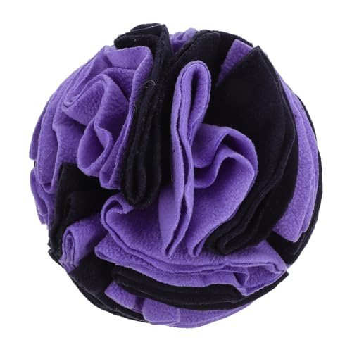 Milisten Pet Snuffle Ball für Hunde Tiefviolett Robustes Kauspielzeug und Leckerli futterball zur Fütterungstraining Langsames Fressen Geruchsanregend Leicht zu Reinigen Geeignet für Milisten Pet Snuffle Ball für Hunde Tiefviolett Robustes Kauspielzeug und Leckerli futterball zur Fütterungstraining Langsames Fressen Geruchsanregend Leicht zu Reinigen Geeignet für von Milisten