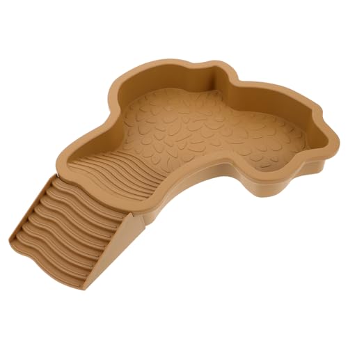 Milisten Pet Turtle Badewanne Wassernapf Für Reptilien Schildkrötenplattform Für Aquarium Groß Reptilienwassernapf Groß Versorgung Mit Schildkrötenbecken Reptilienrampe Plastik Khaki Milisten Pet Turtle Badewanne Wassernapf Für Reptilien Schildkrötenplattform Für Aquarium Groß Reptilienwassernapf Groß Versorgung Mit Schildkrötenbecken Reptilienrampe Plastik Khaki von Milisten