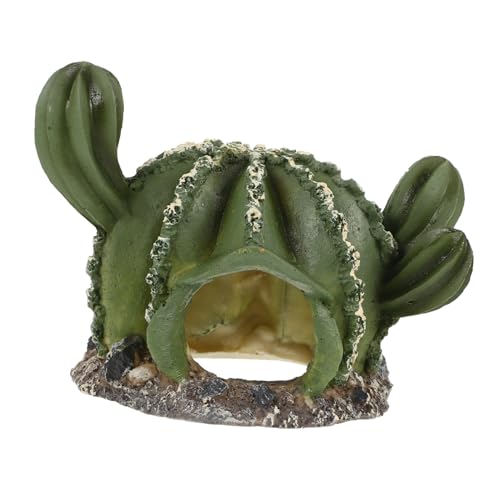 Milisten Resin Cactus Lizard Hideout Vielseitiger Versteckplatz für Reptilien Aquarium Dekoration Sicher und Pflegeleicht für Eidechsen und Schildkröten Natürliche Umgebung Schaffen Milisten Resin Cactus Lizard Hideout Vielseitiger Versteckplatz für Reptilien Aquarium Dekoration Sicher und Pflegeleicht für Eidechsen und Schildkröten Natürliche Umgebung Schaffen von Milisten