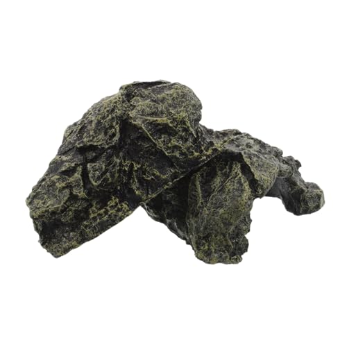 Milisten Resin Schildkröten-höhle mit Kletterrampe und Sonnenplattform Versteck und Badeplattform für Aquarium Fördert Natürliche Verhaltensweisen von Kleinen Schildkröten Amphibien und von Milisten