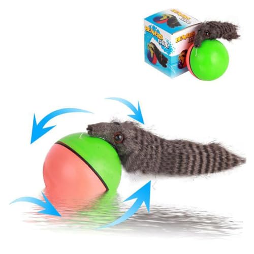 Milisten Elektrisches Wiesel-Spielzeug Rollendes Wassermaus-Spielzeug Zufällige Farbe Keine Batterie Im Lieferumfang Enthalten Für Katzen Welpen Hunde Milisten Elektrisches Wiesel-Spielzeug Rollendes Wassermaus-Spielzeug Zufällige Farbe Keine Batterie Im Lieferumfang Enthalten Für Katzen Welpen Hunde von Milisten
